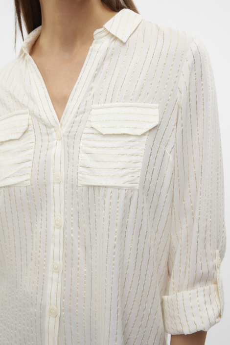 Vero Moda vmbumpy ls glitter shirt wvn ga noo